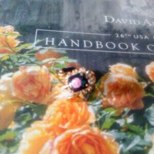 Vintage Guilloche Pink rose earrings, screwback